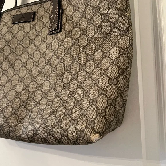 Authentic Gucci Brown Tote Bag - Picture 3 of 9